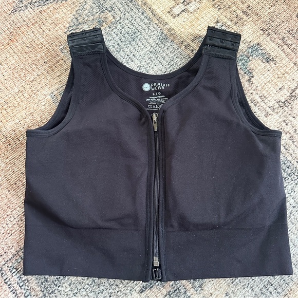 Prairie Wear Black Sports Bra sz L - Picture 2 of 4